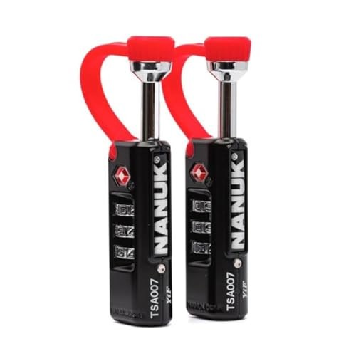 TSA Approved Locks 2-Pack – Durable, Secure Travel Case Lock with Cut