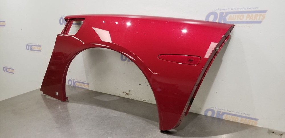 09 CHEVY CORVETTE C6 CONVERTIBLE QUARTER PANEL LEFT DRIVER RED