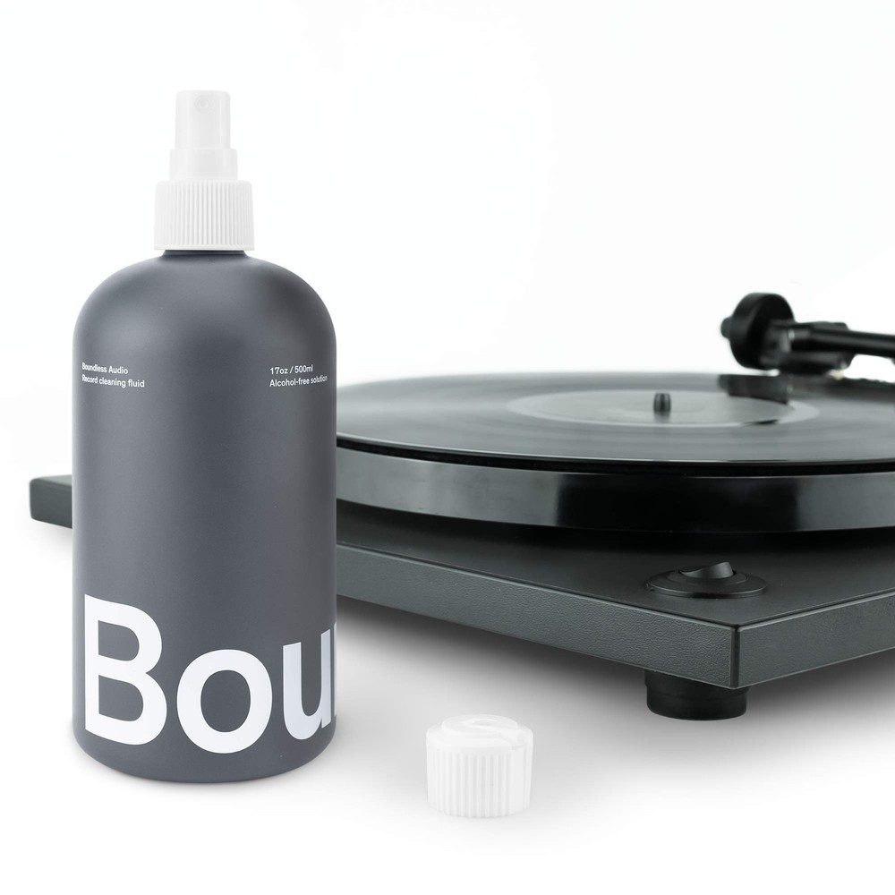 Boundless Audio Record Cleaning Solution 17oz Extra Large Vinyl Record Clean...