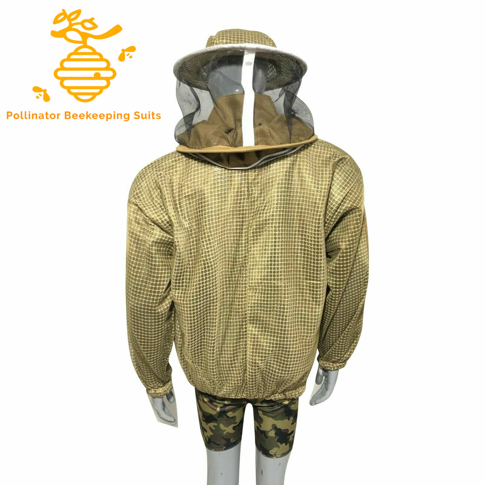 THREE LAYER MESH ULTRA VENTILATED BEEKEEPERS BEE JACKET ROUND VEIL SUPER COOL
