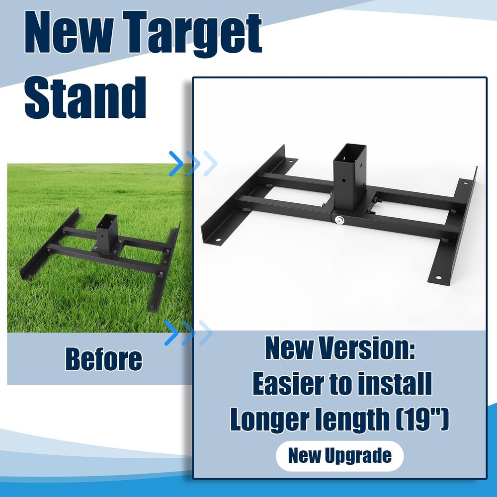 2X4 Shooting Target Stand Base, Double T-Shaped Stand-1 Set