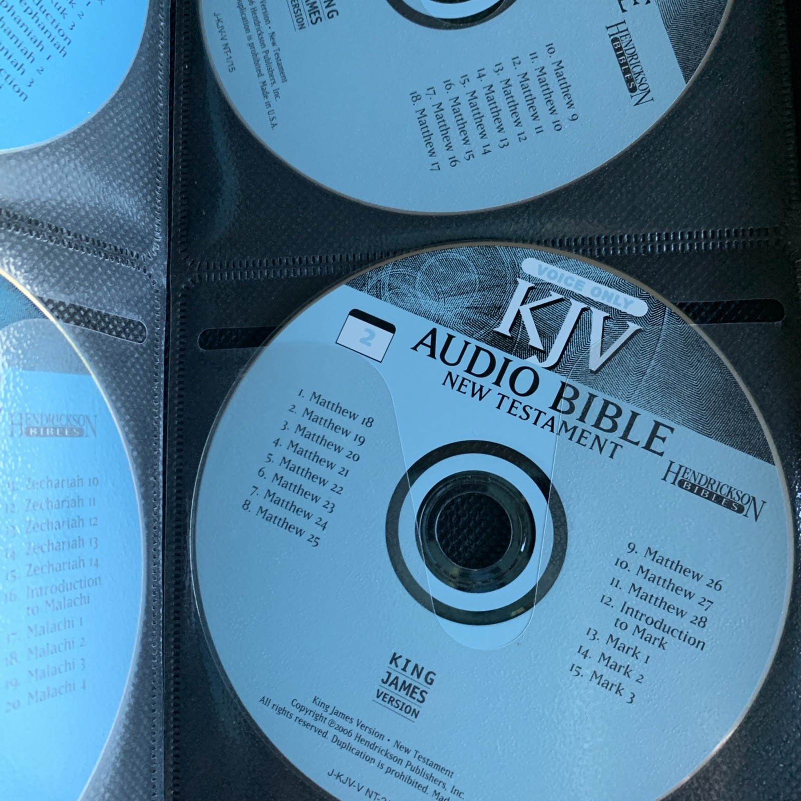 Holy Bible Audio CD Hendrickson KJV Old And New Testament Dramatized 60 Discs