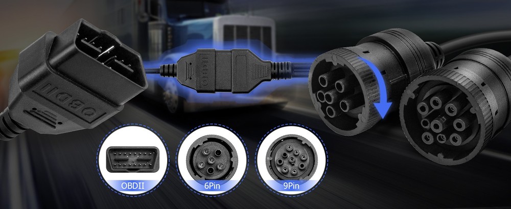 2026 Heavy Duty Truck Scanner Tool HD OBD/EOBD/OBD2 Code Reader Heavy Duty OBD2