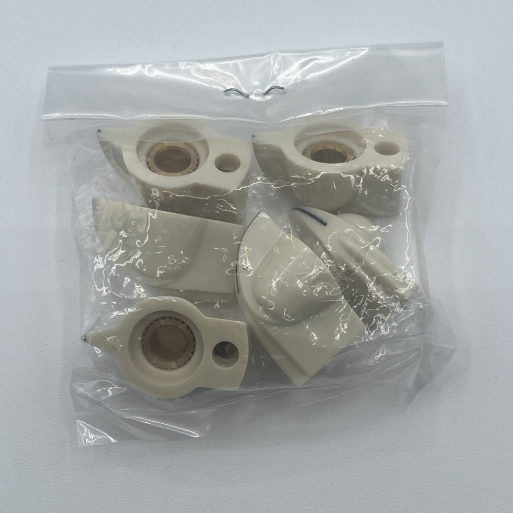 6 Chicken Head Pointer Knobs 6.4mm hole 1/4" Shaft - Volume Tone