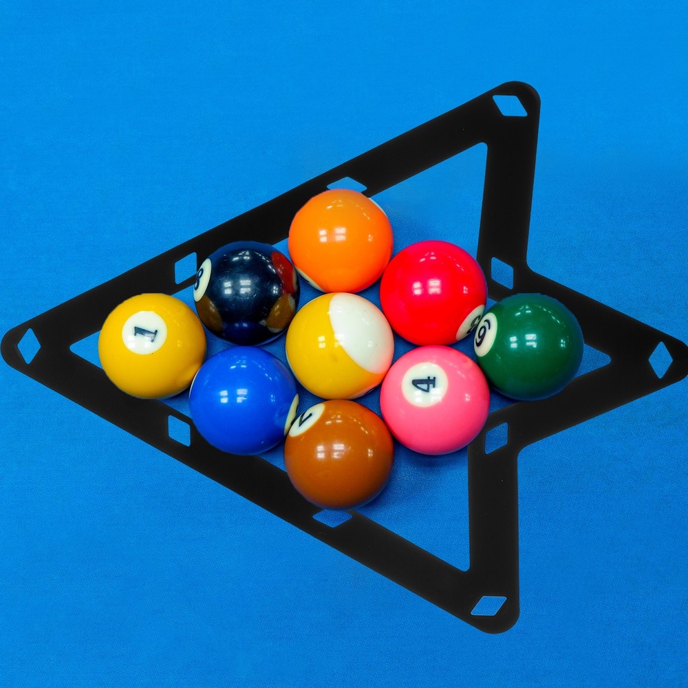 2Pcs Magic Rack, 8, 9, and 10 Ball Combo Pack Magic Ball Rack Sheet Pool Rack