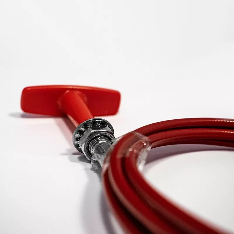Grayston 1.5m Red T-Pull Cable – For Extinguisher & Electrical Cut-Off Systems