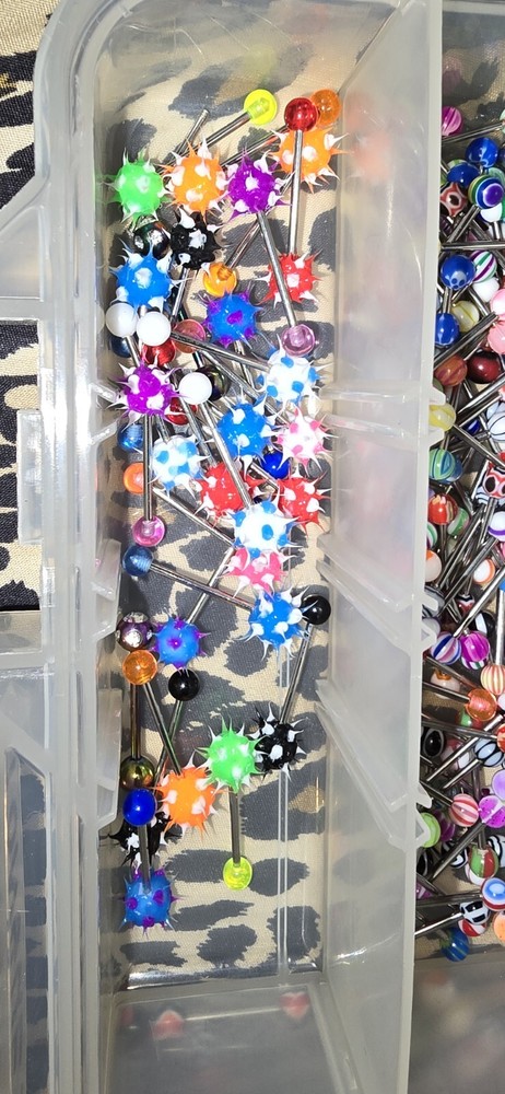 30 Piece Random Tongue Ring Lot
