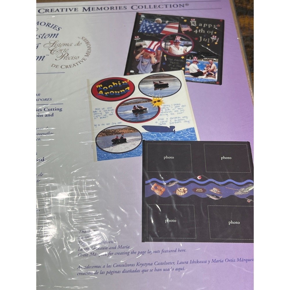 Creative Memories Oval Patterns Custom Cutting System and Mat Set Scrapbooking
