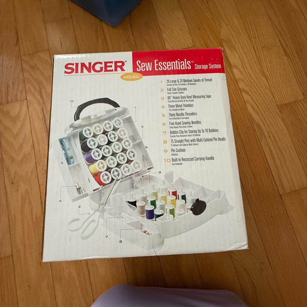 NEW Singer Sew Essentials Storage System Full With Extras