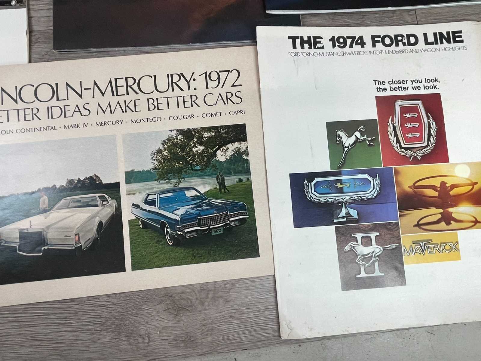 LOT Vintage Car Brochures Mustang Chevy Trucks Explorer Silverado Mercury more