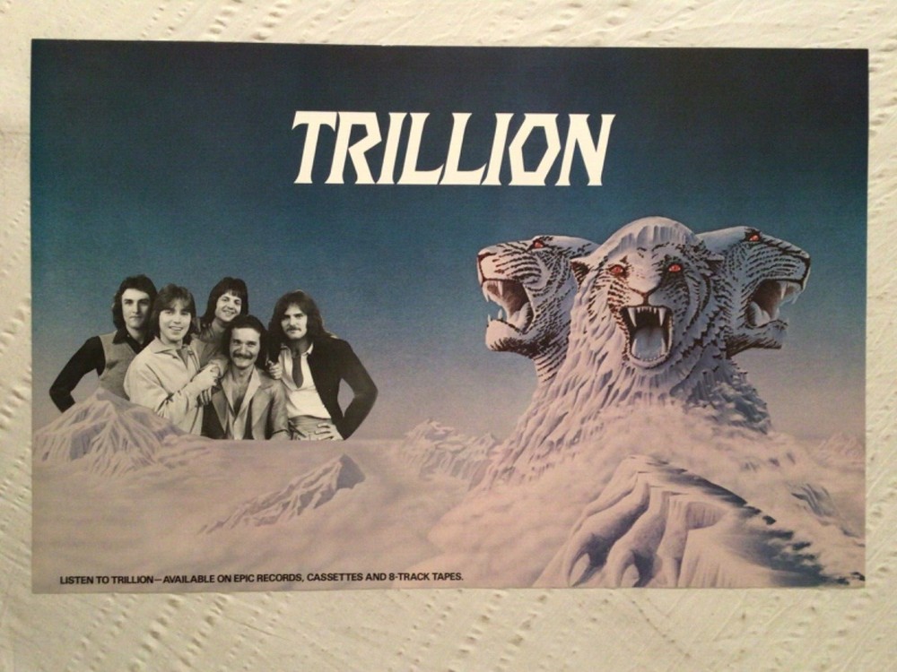 Trillion 1979 Promo Poster Epic Records
