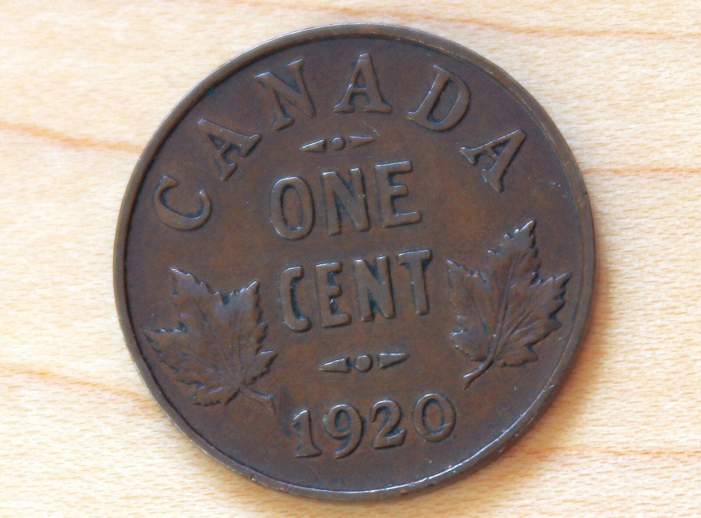 1920 Canada 1 Cent George V
