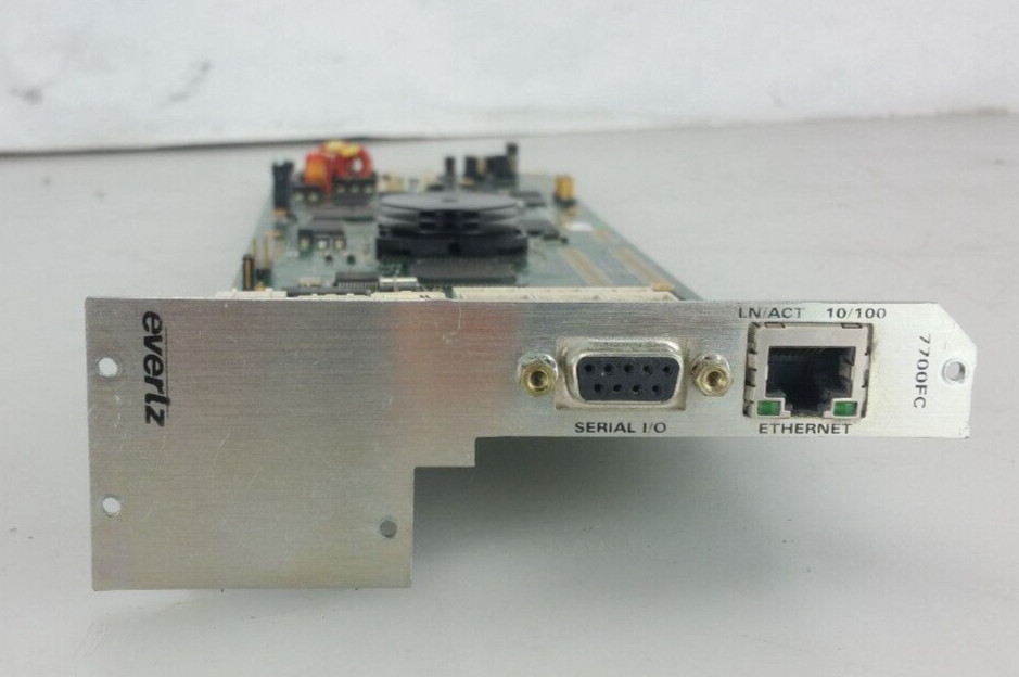Evertz 7700FC Frame Controller with Backplane