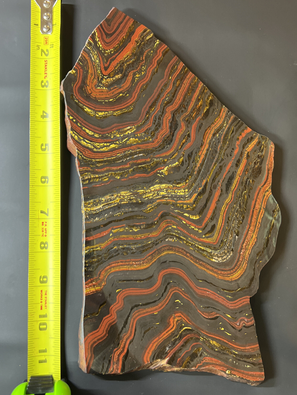 Exquisite Tiger Iron Slab LARGE