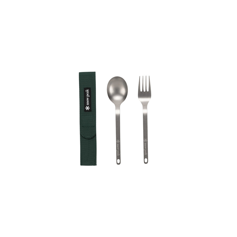 Snow Peak Titanium Fork & Spoon Set