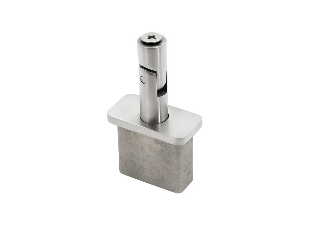 FHC PR12ASPS Adjustable Stem For 1" x 2" Rectangular Rail - Polished Stainless