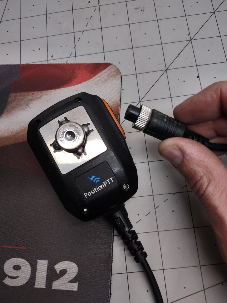 Position PTT Speaker, Unknown Model, Works like it should.