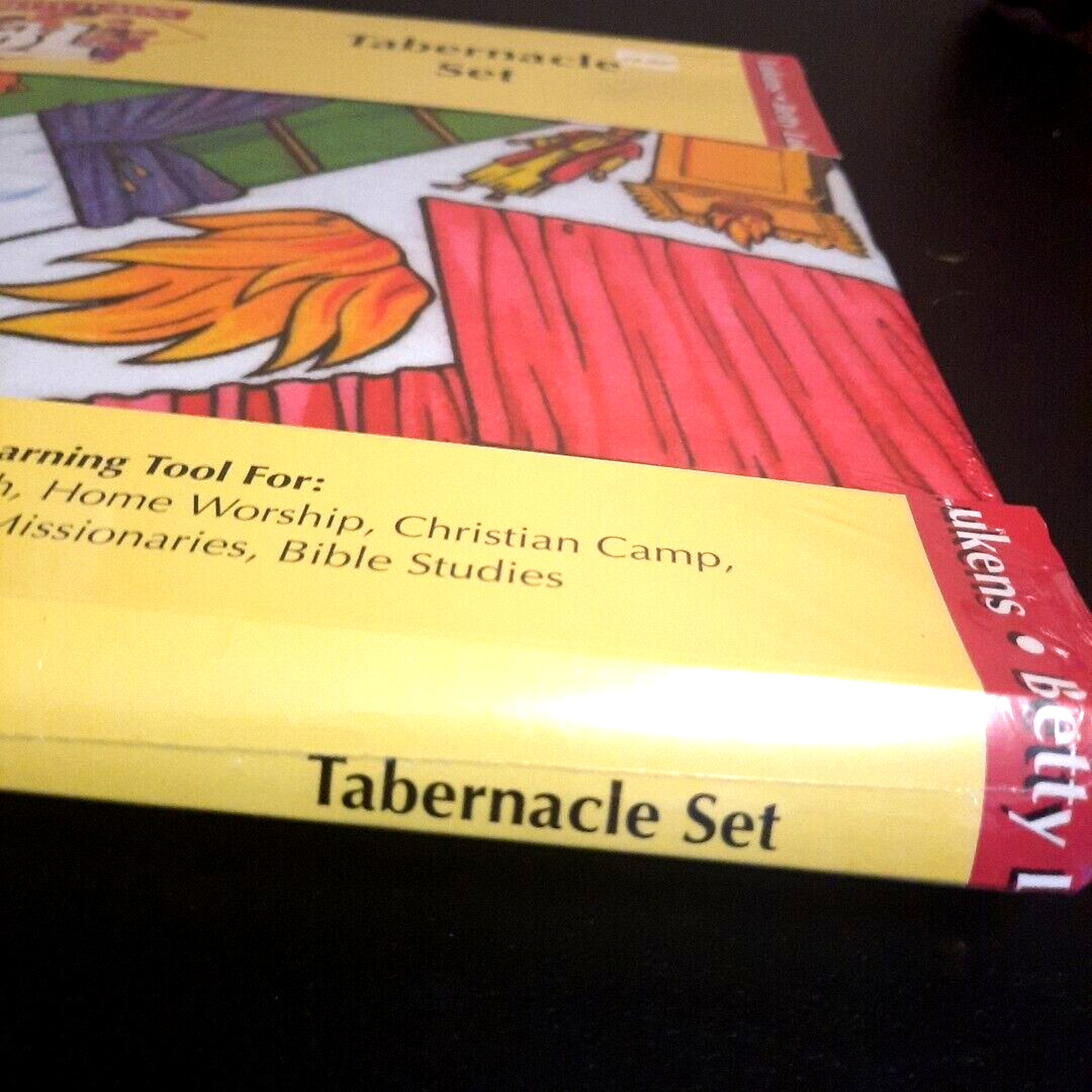 Vintage Betty Lukens Felt Bible Activity Learning Tabernacle Kit Uncut Rare New