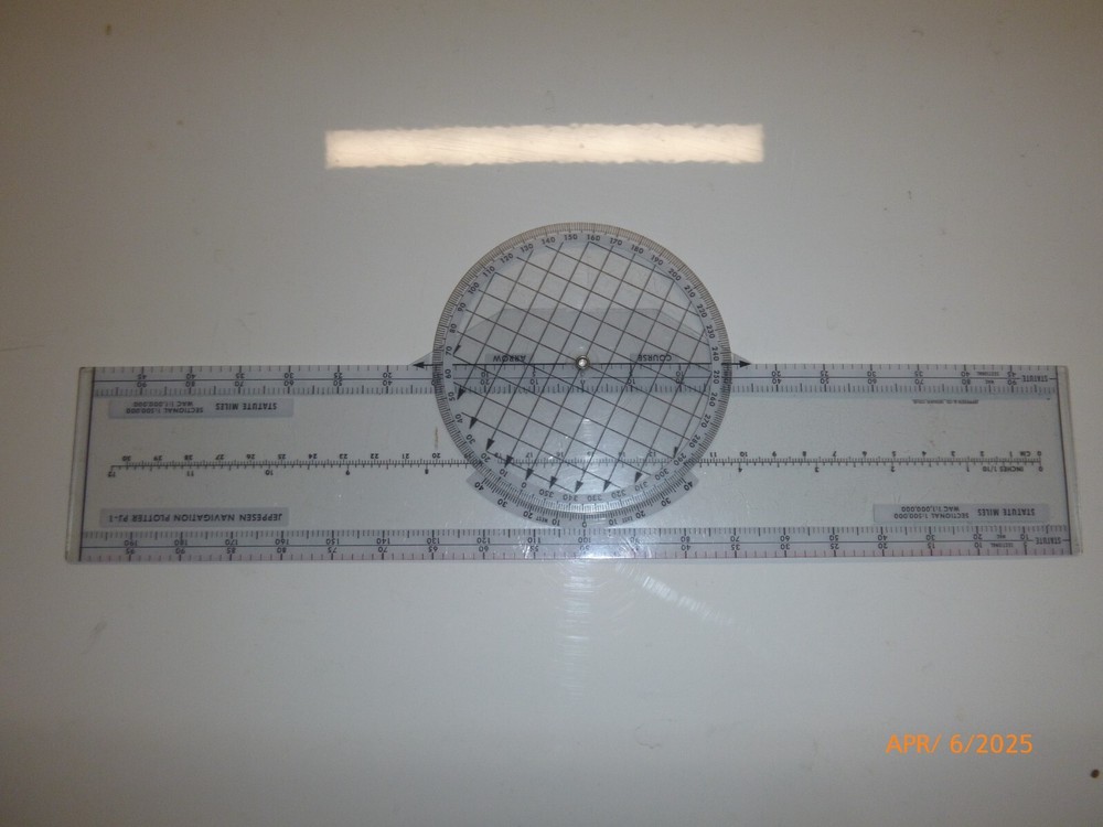 Jeppesen PJ-1 Rotating Azimuth Plotter