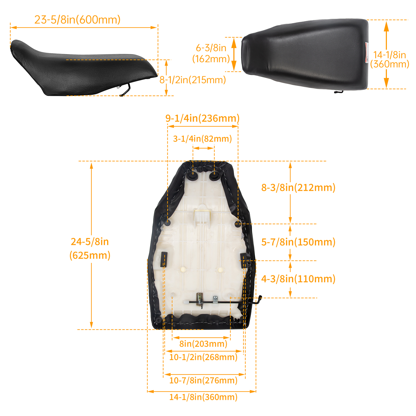 NEW Fourtrax Complete Seat Assembly FOR Honda TRX 300 TRX300 FW 1988-2000