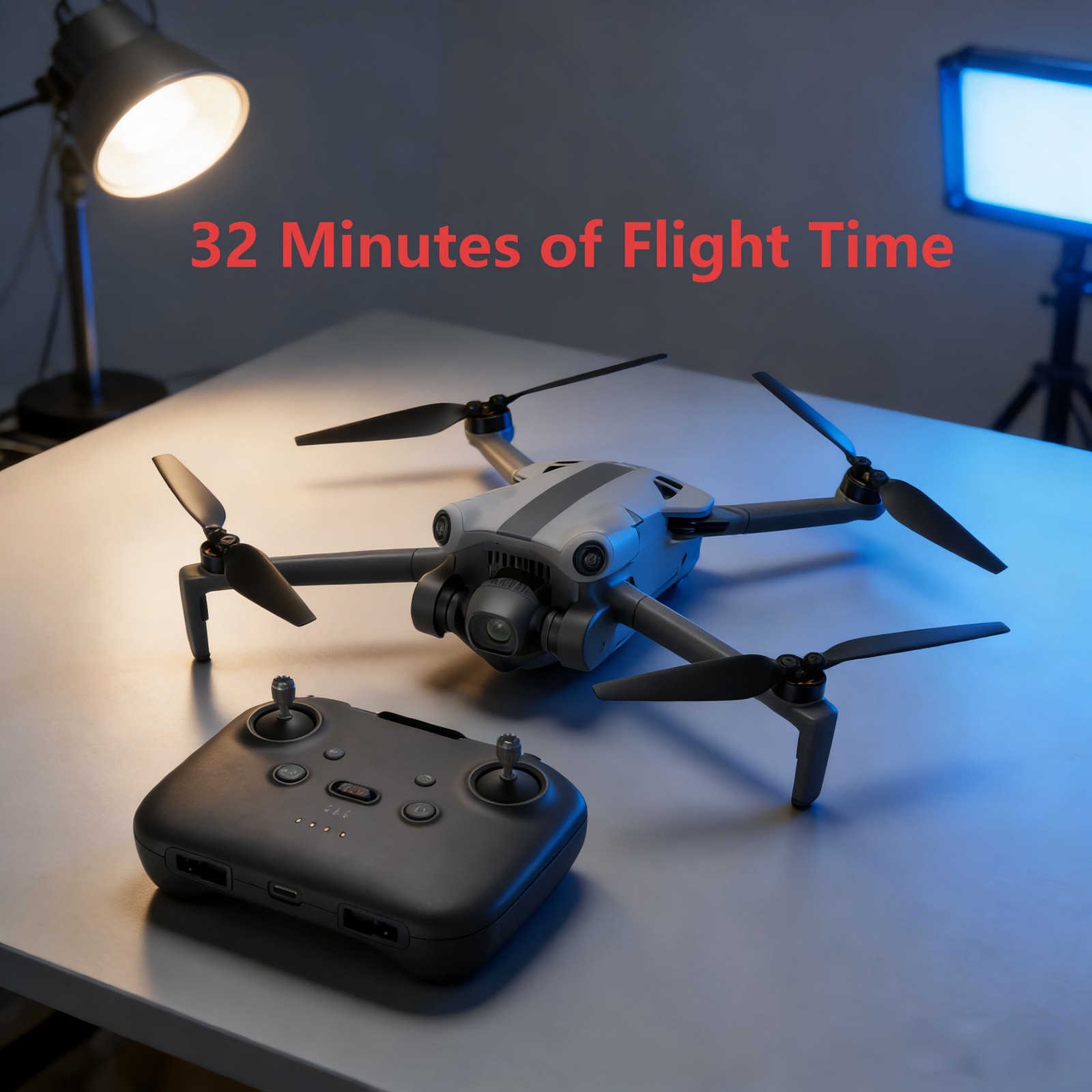 SKYROVER X1 Fly More Combo Drone Camera 4K,3 Batteries,8K Photo,96 Mins Flight