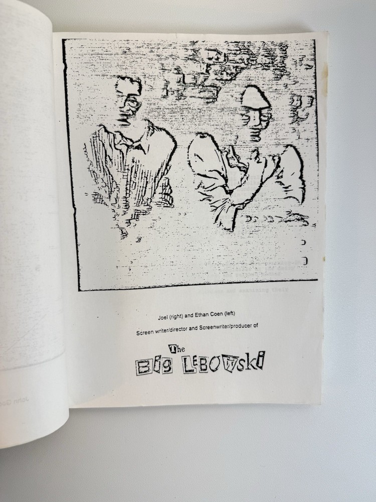 The Big Lebowski Original Screenplay