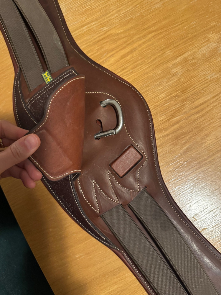 Devoucoux Anatomical Leather Girth - Brown - 80 CM - 32" - MINT!