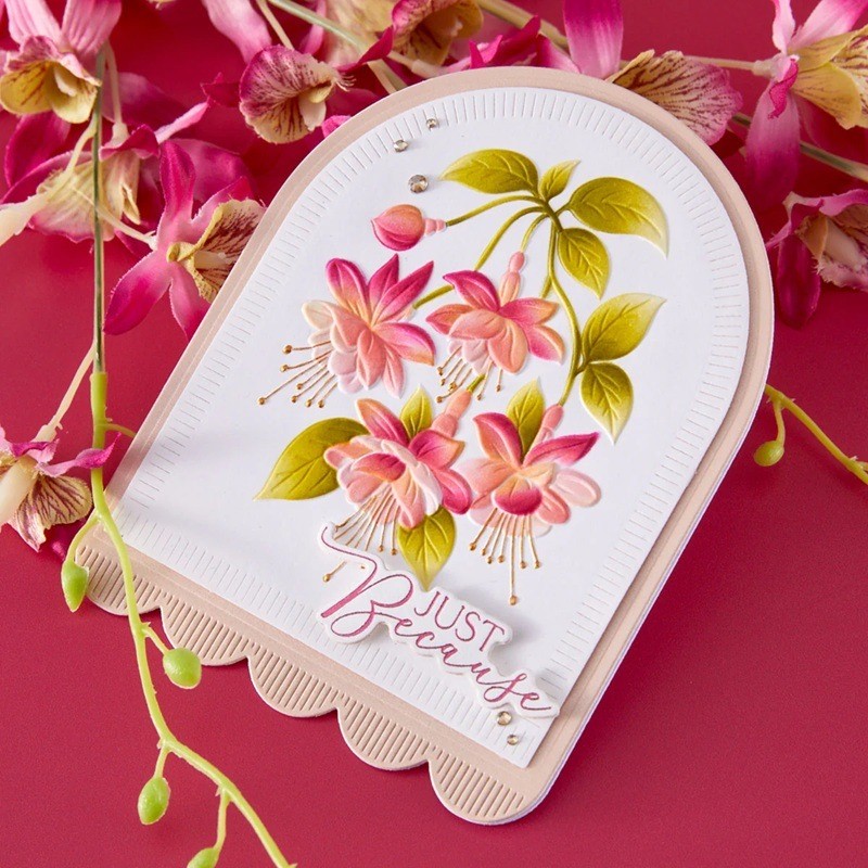 Preorder: Spellbinders 3D Embossing Folder E3D-172 Magical Fuchsia