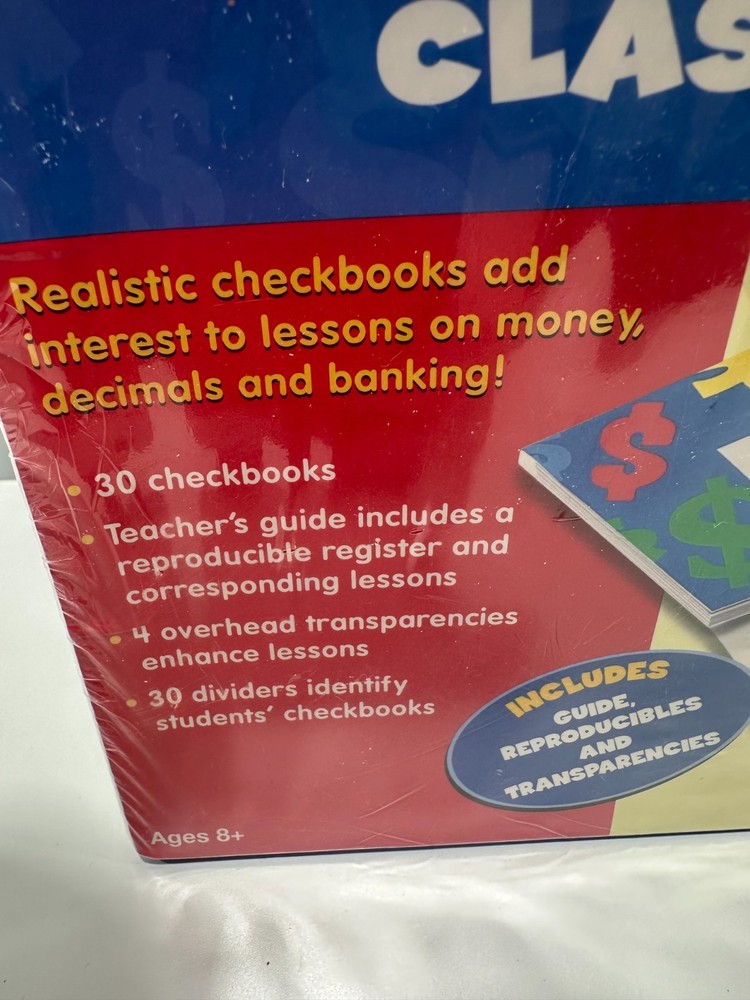 Checkbook Math Classroom Kit - By Lakeshore Learning- Great for homeschooling!