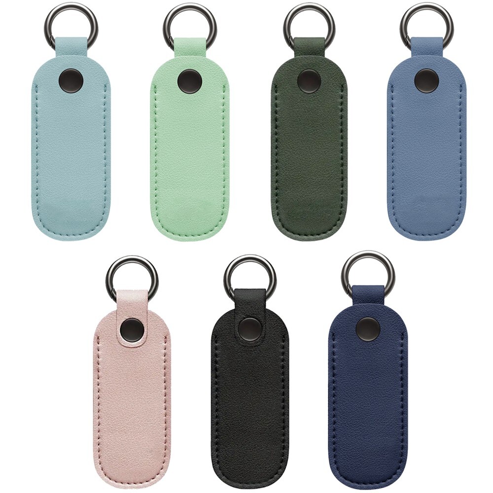 Easy to Install Essential Ultra-Thin Leather Storage Case for U Disk and SD Card