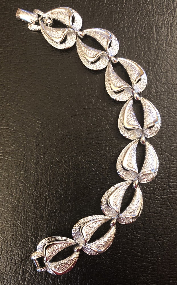 Two CORO Signed Vintage Link Bracelets