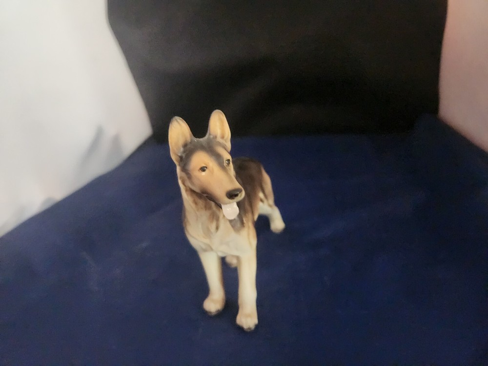 Vintage German Shepherd Figurine