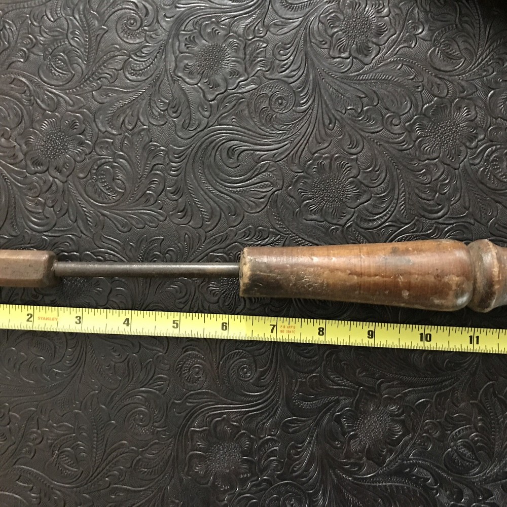 Vintage Copper Soldering Iron 13"