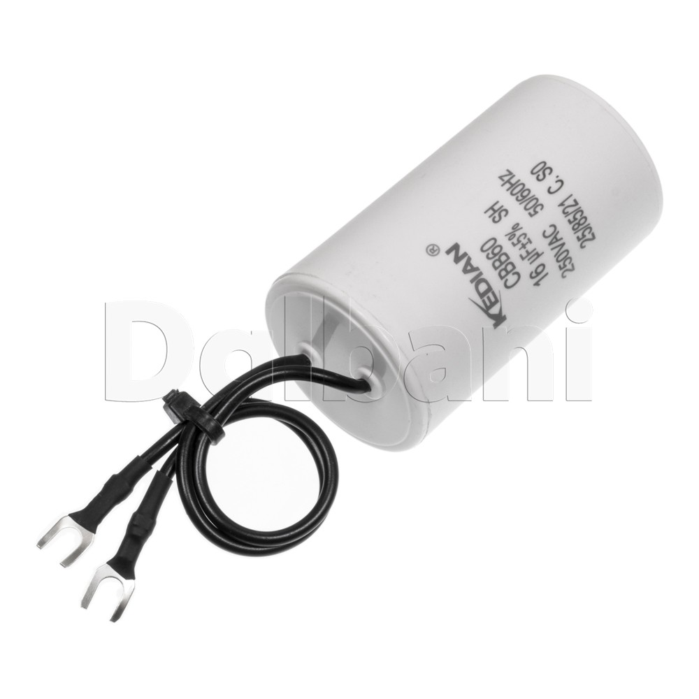 New 16UF 250VAC Wire Motor Run Capacitor 16MFD CBB60 HVAC 30X60MM 25/85/21