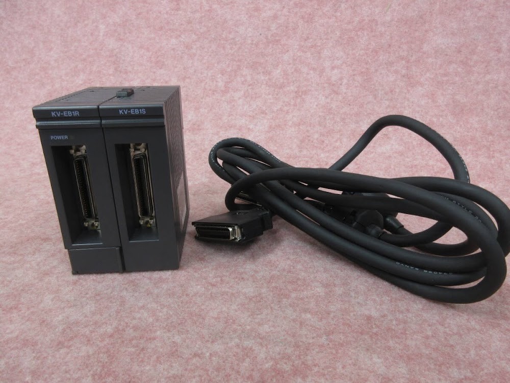 KEYENCE KV-EB1R KV-EB1S PLC Extension Unit Base Module Set UNTESTED