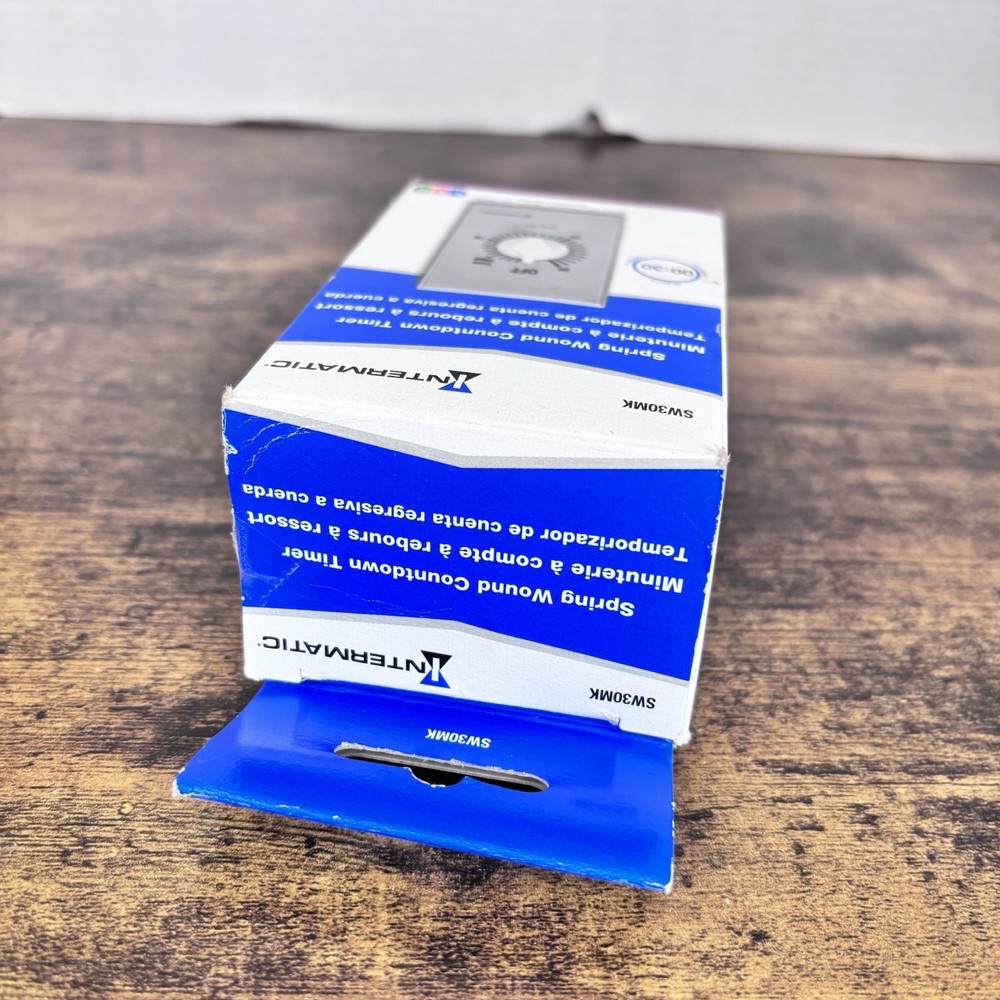 Intermatic SW30MK Spring Wound Countdown Timer 30 Minute Wall Switch Open Box