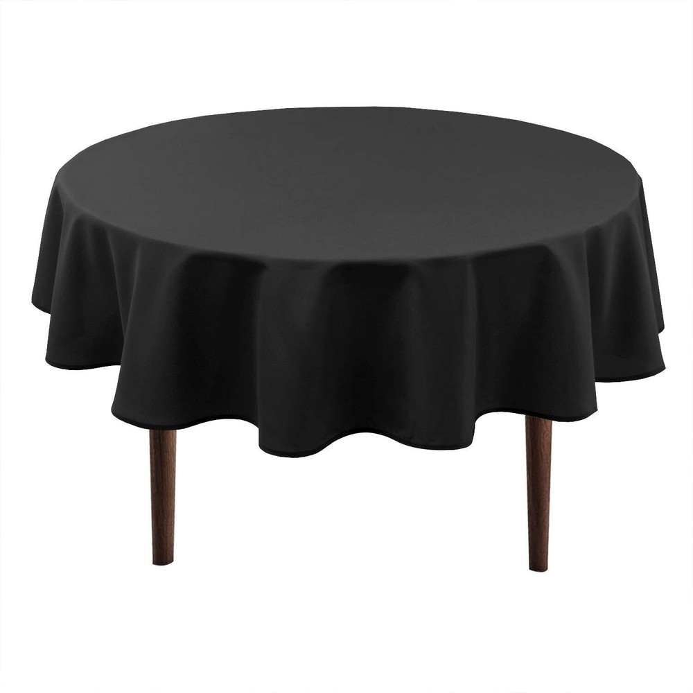 Round Tablecloth 40 Inch - Waterproof Stain Resistant Spillproof Polyester Fa...