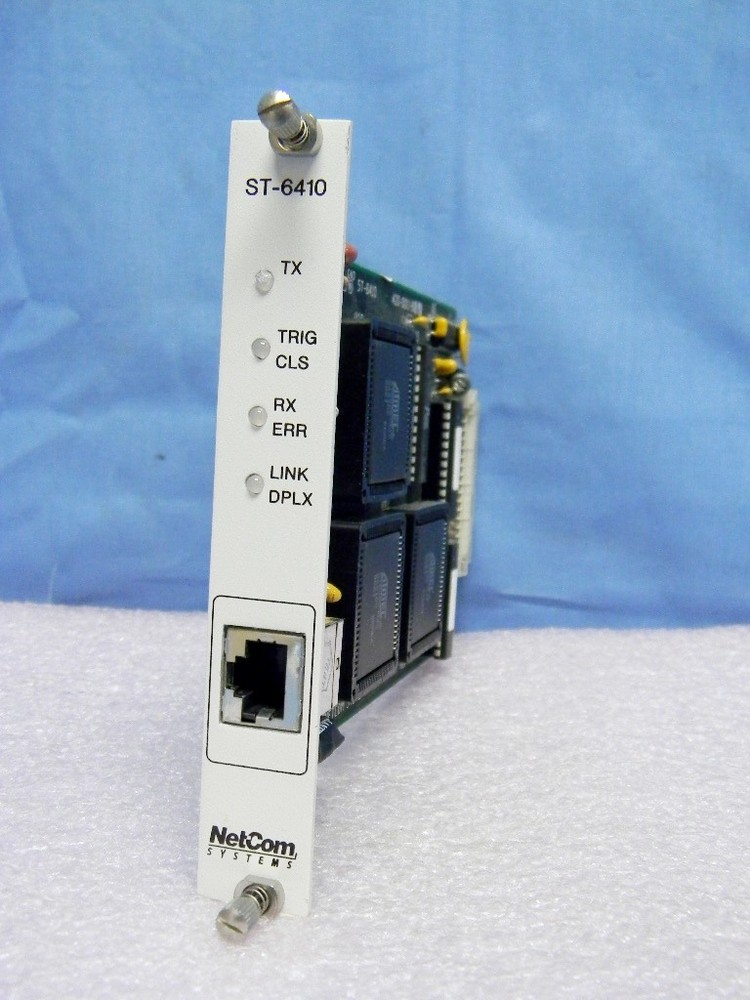 Spirent / NetCom ST-6410 Full Duplex Ethernet SmartCard TESTED