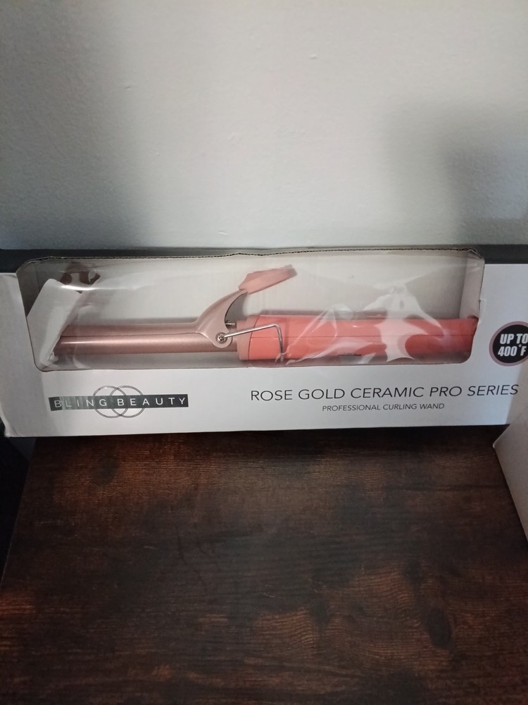 rose gold curling iron