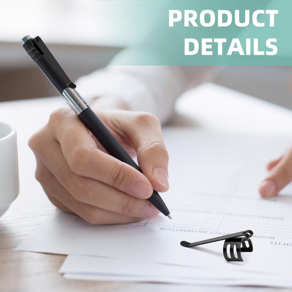 Flashlight Clips Compatible with Streamlight Stylus Pro and Microstream Black