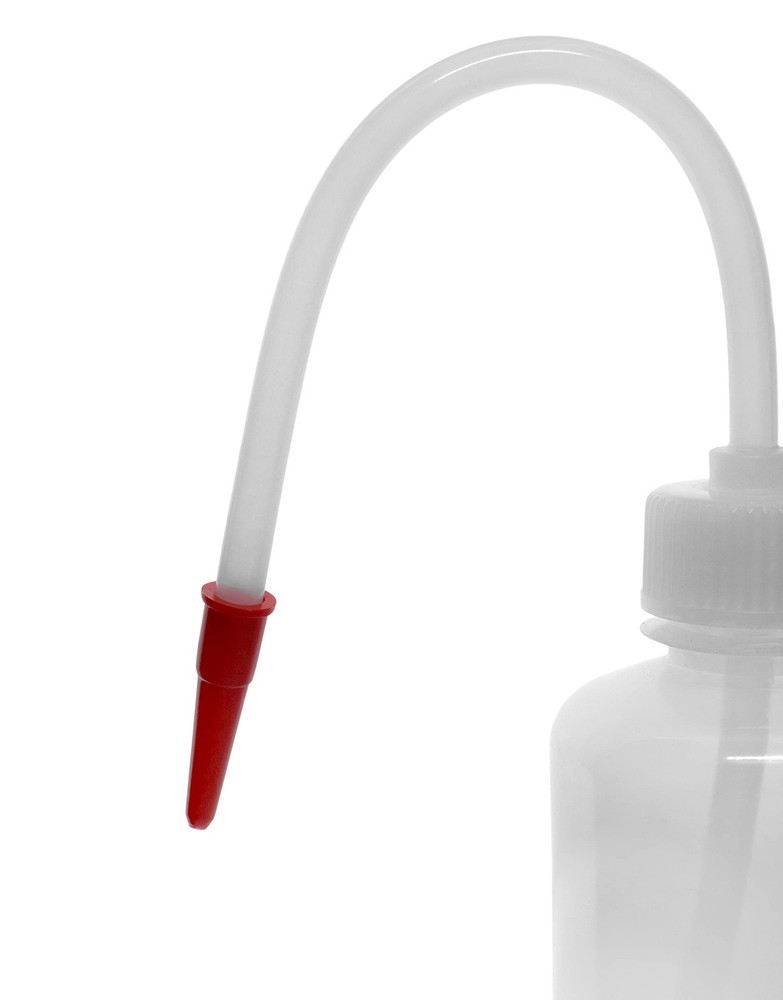 EISCO Wash Bottle, 250ml - Polyethylene - Translucent, Unbreakable - Screw Ca...