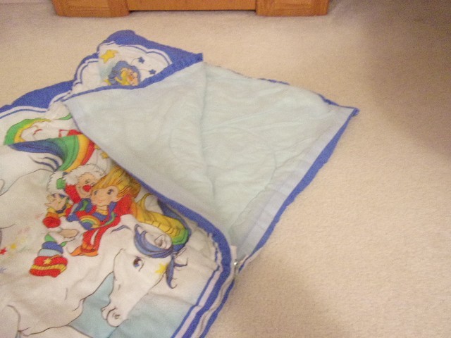 Vtg Rainbow Brite Sleeping Bag