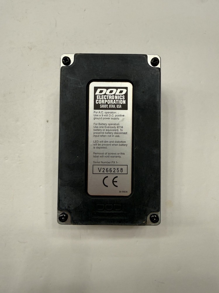 DOD Digitech FX84 Milk Box Compressor Sustainer Milkbox Guitar Effect Pedal