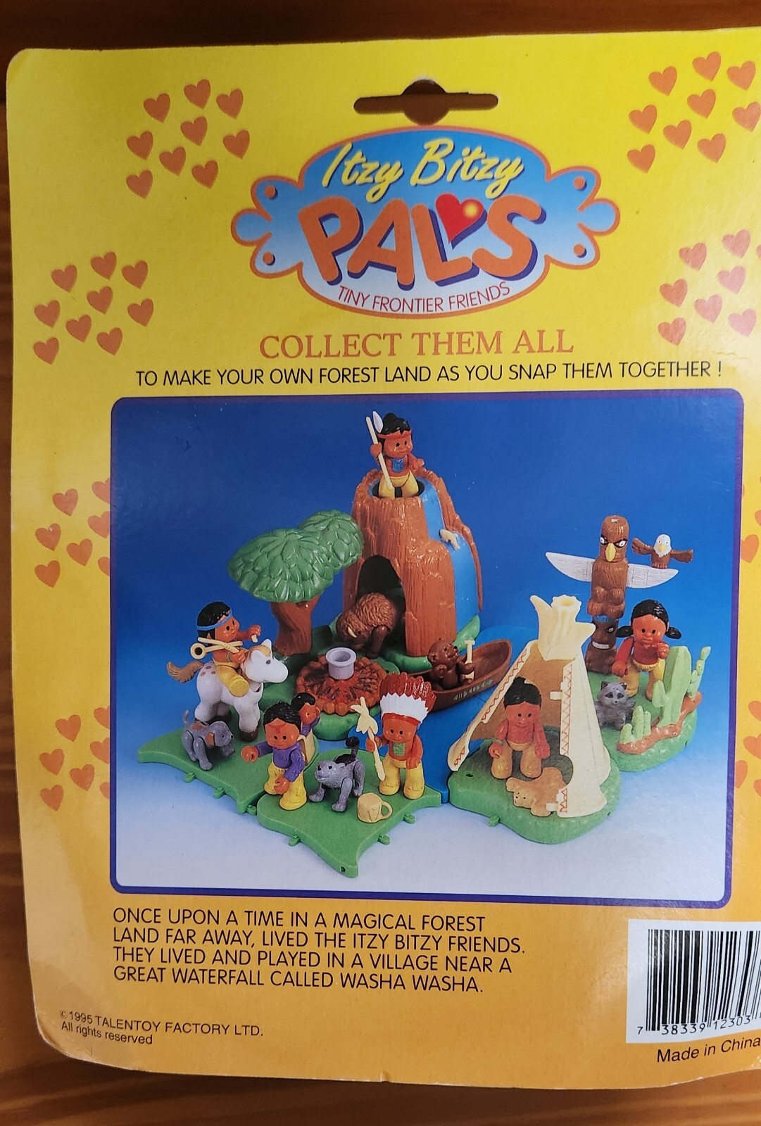 Itzy Bitzy Pals Tiny Frontier Friends 2 diff NEW SEALED packs VTG 1995 Talentoy.