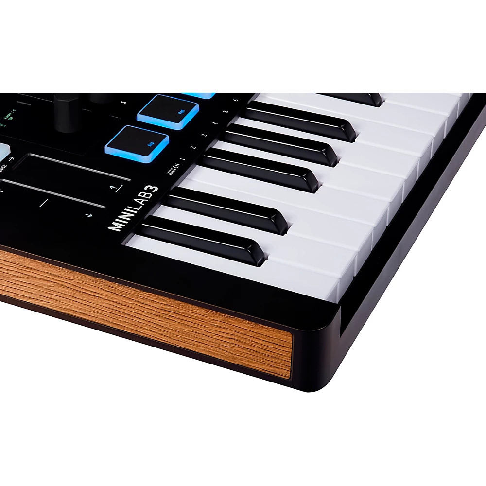 Arturia MiniLab 3 Hybrid Keyboard Controller Black