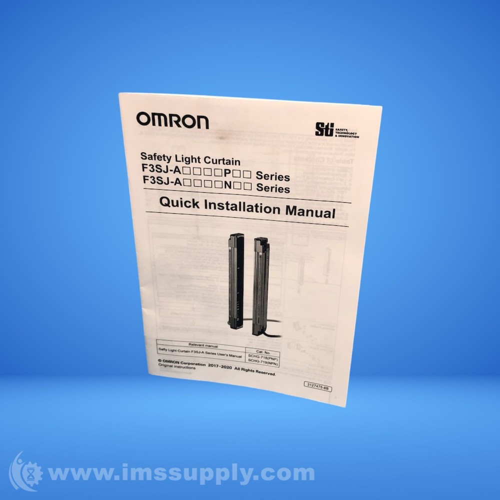 Omron 3127475-8B Quick Installation Manual 5226