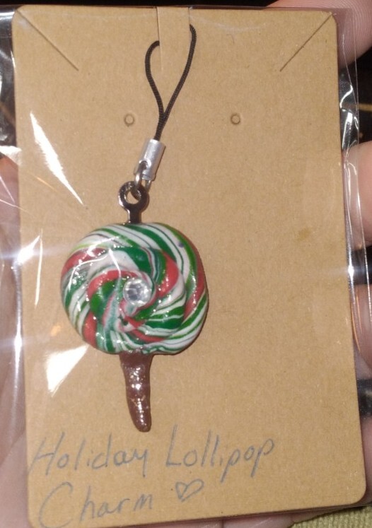 Holiday Lollipop Charm