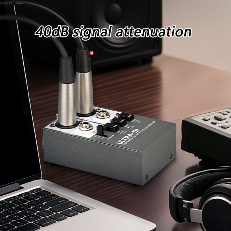 Active DI Box Impedance Conversion For Recording And Live Performances Tasks