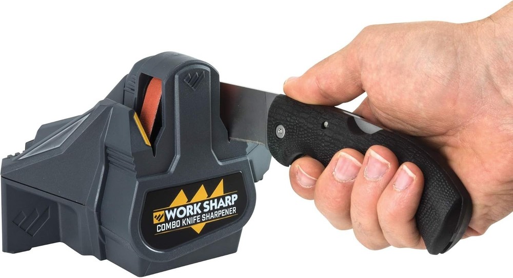 Work Sharp WSCMB Electric Combo Knife Sharpener Pro Kitchen & Outdoor Blades