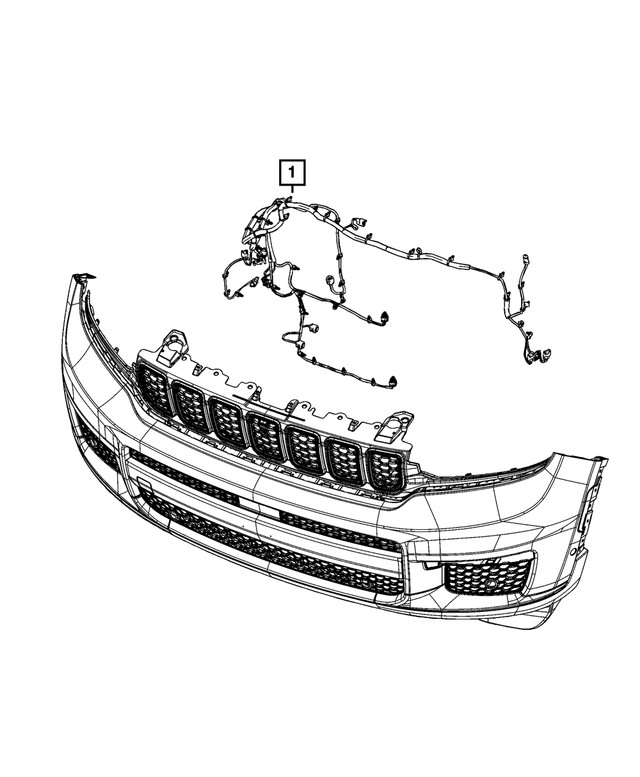 Genuine Mopar Front End Module Wiring 68526629AC